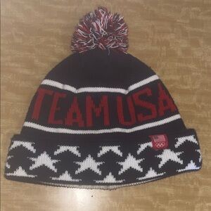 Team Apparel USA Knit Beanie - Red, White, Blue